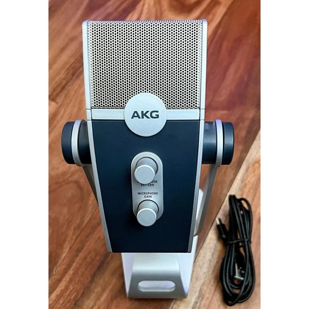 AKG Lyra Microphone 192 kHz for Podcast Studio Music Video - C44USB